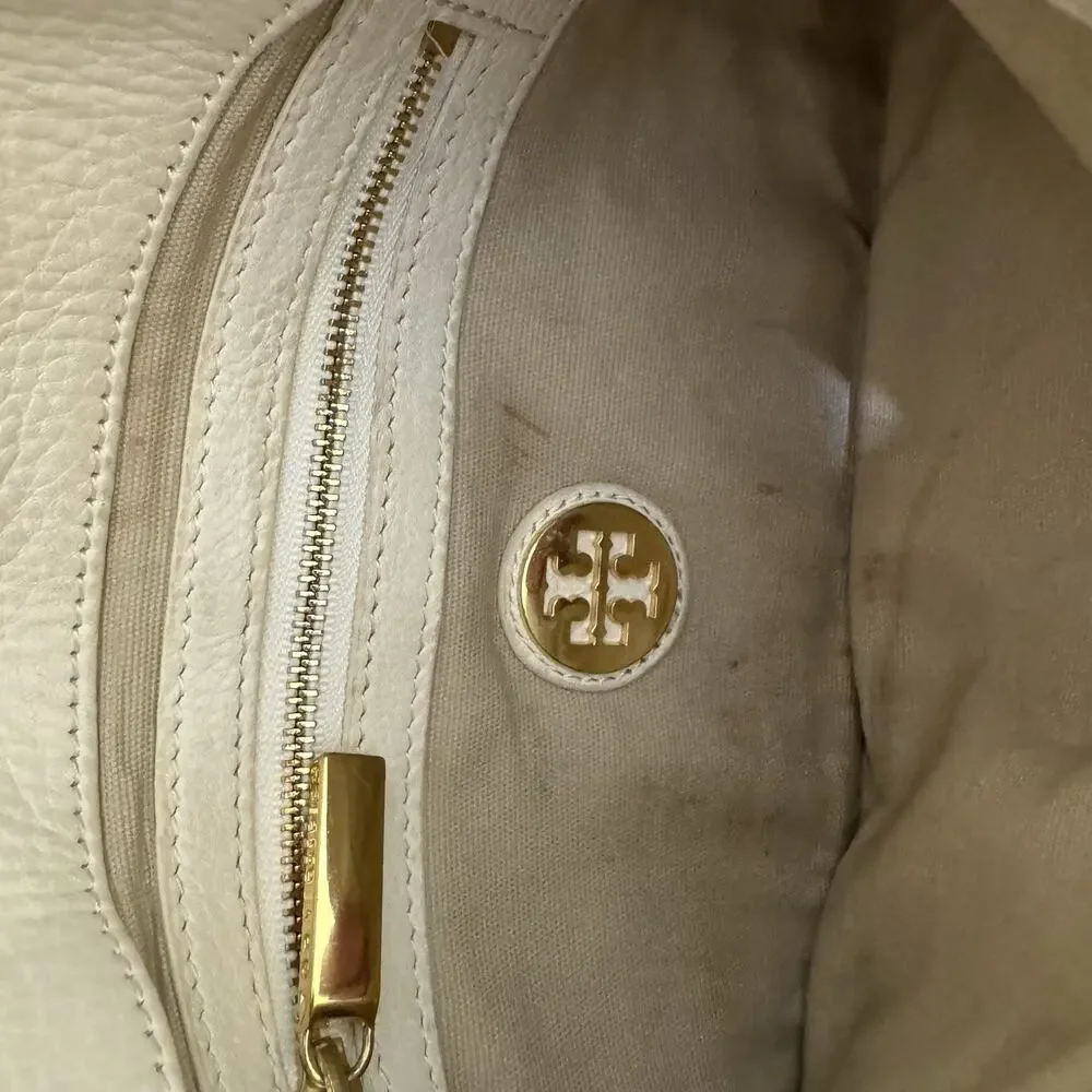 Tory Burch Ivory Amanda Crossbody Bag/ Clutch